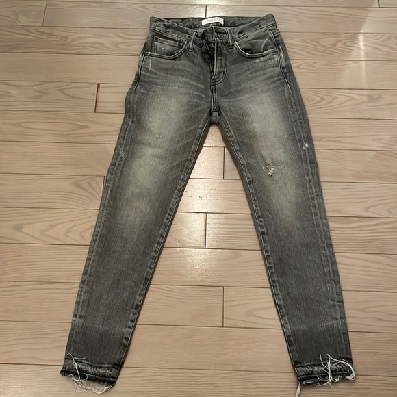 Moussy grey denim jeans size 24 - Picture 1 of 2
